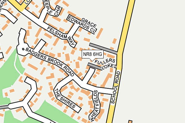 NR8 6HG map - OS OpenMap – Local (Ordnance Survey)