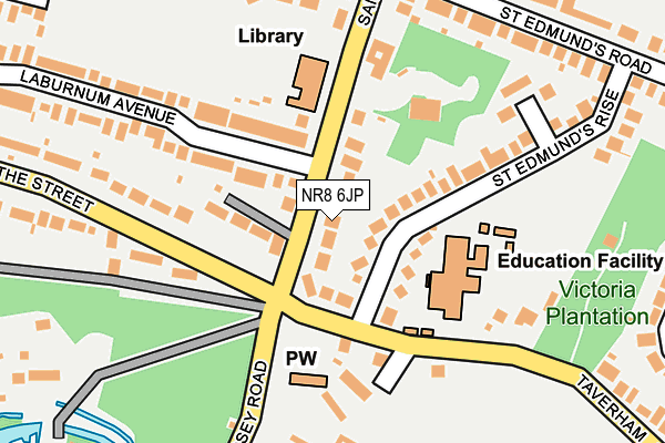 NR8 6JP map - OS OpenMap – Local (Ordnance Survey)