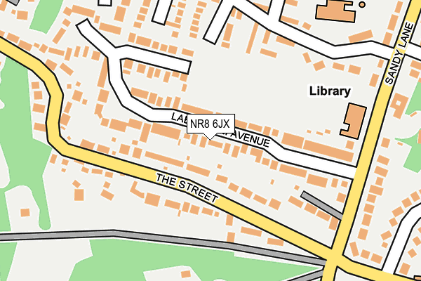 NR8 6JX map - OS OpenMap – Local (Ordnance Survey)