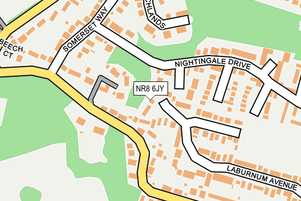 NR8 6JY map - OS OpenMap – Local (Ordnance Survey)