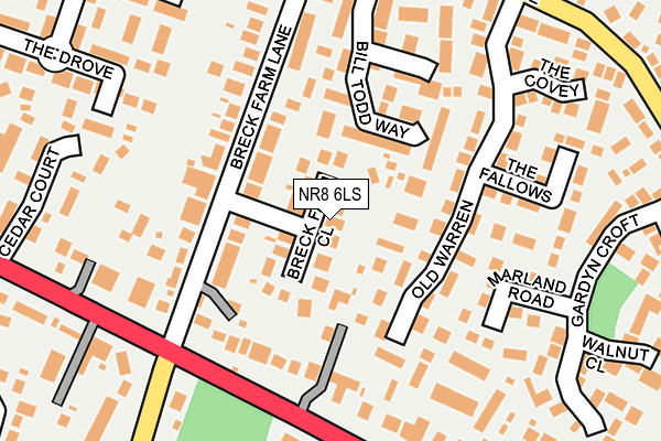 NR8 6LS map - OS OpenMap – Local (Ordnance Survey)