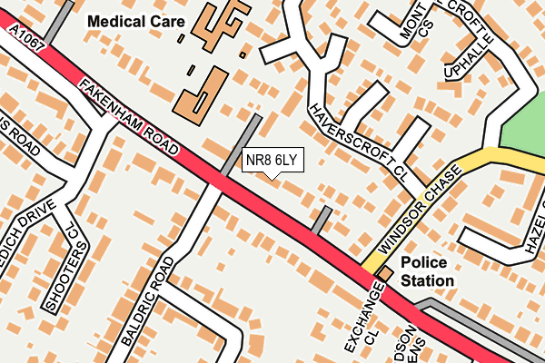 NR8 6LY map - OS OpenMap – Local (Ordnance Survey)