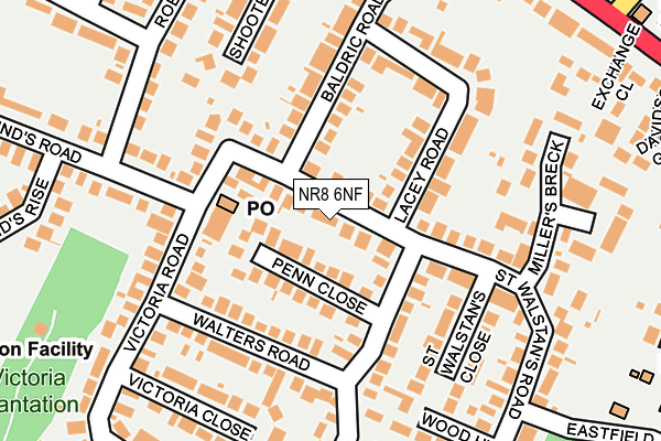 NR8 6NF map - OS OpenMap – Local (Ordnance Survey)
