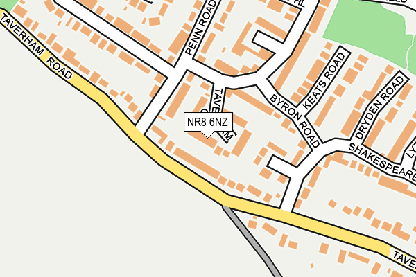 NR8 6NZ map - OS OpenMap – Local (Ordnance Survey)