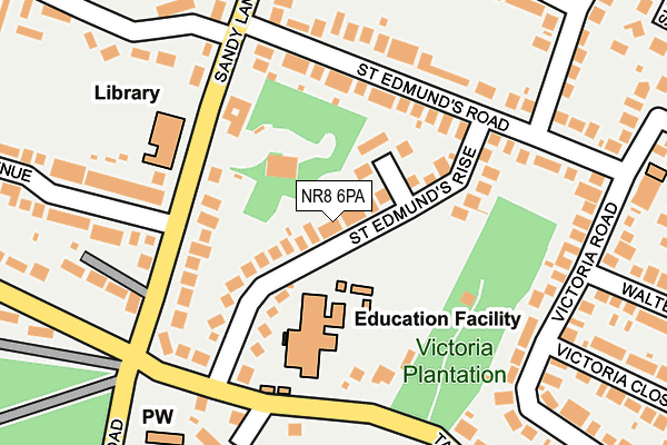NR8 6PA map - OS OpenMap – Local (Ordnance Survey)