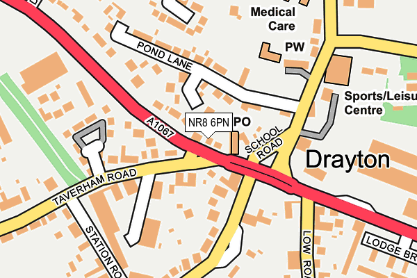 NR8 6PN map - OS OpenMap – Local (Ordnance Survey)