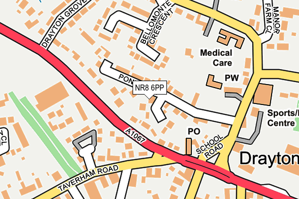 NR8 6PP map - OS OpenMap – Local (Ordnance Survey)