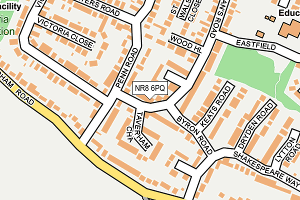 NR8 6PQ map - OS OpenMap – Local (Ordnance Survey)