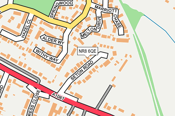 NR8 6QE map - OS OpenMap – Local (Ordnance Survey)