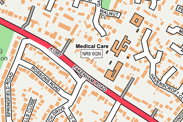 NR8 6QN map - OS OpenMap – Local (Ordnance Survey)
