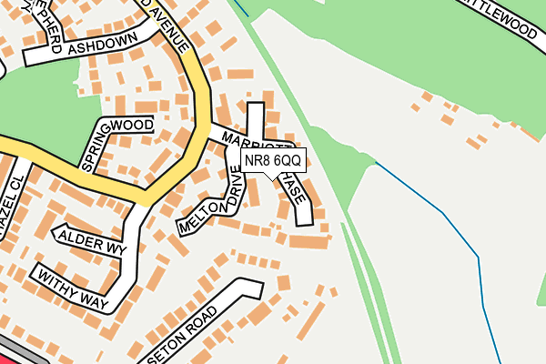 NR8 6QQ map - OS OpenMap – Local (Ordnance Survey)