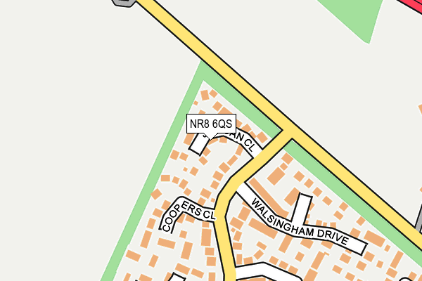NR8 6QS map - OS OpenMap – Local (Ordnance Survey)