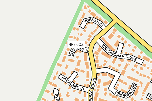 NR8 6QZ map - OS OpenMap – Local (Ordnance Survey)