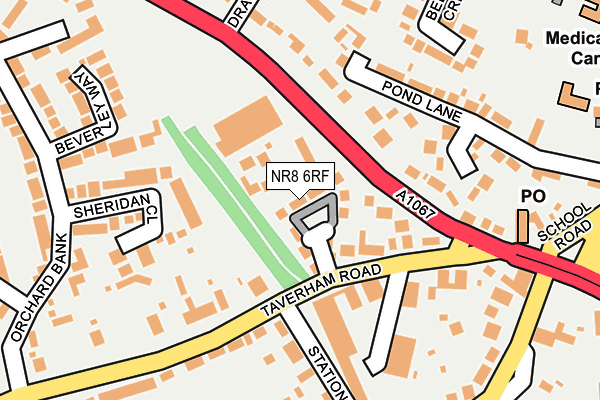 NR8 6RF map - OS OpenMap – Local (Ordnance Survey)