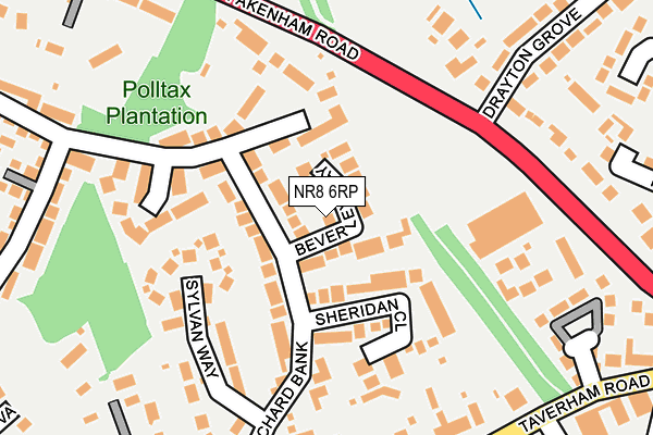 NR8 6RP map - OS OpenMap – Local (Ordnance Survey)