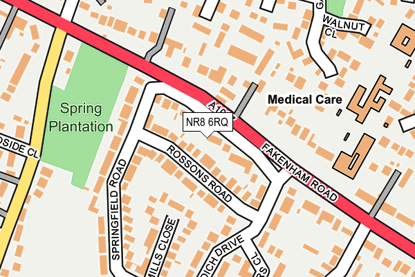 NR8 6RQ map - OS OpenMap – Local (Ordnance Survey)