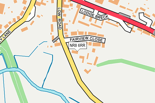 NR8 6RR map - OS OpenMap – Local (Ordnance Survey)