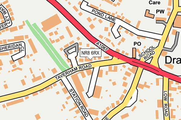 NR8 6RX map - OS OpenMap – Local (Ordnance Survey)