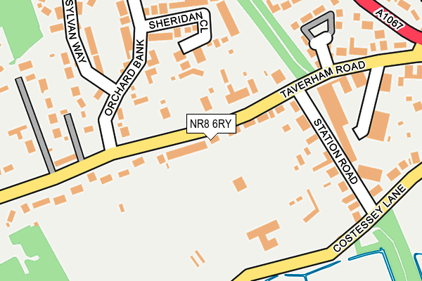 NR8 6RY map - OS OpenMap – Local (Ordnance Survey)