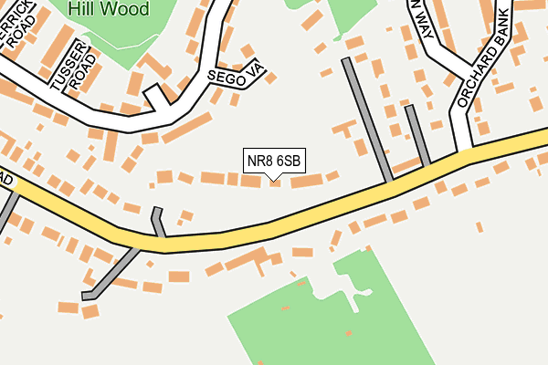 NR8 6SB map - OS OpenMap – Local (Ordnance Survey)