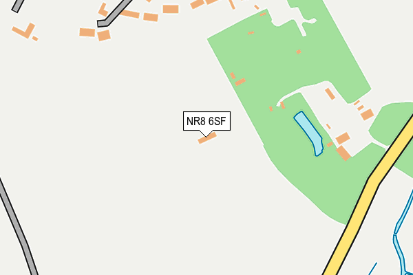 NR8 6SF map - OS OpenMap – Local (Ordnance Survey)