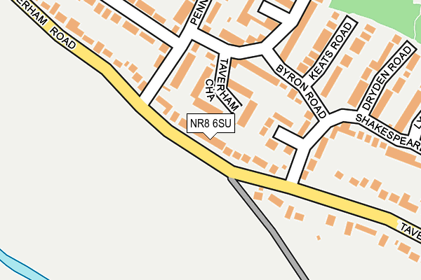 NR8 6SU map - OS OpenMap – Local (Ordnance Survey)
