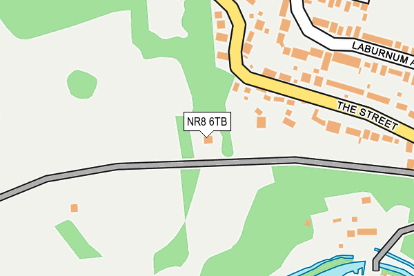 NR8 6TB map - OS OpenMap – Local (Ordnance Survey)