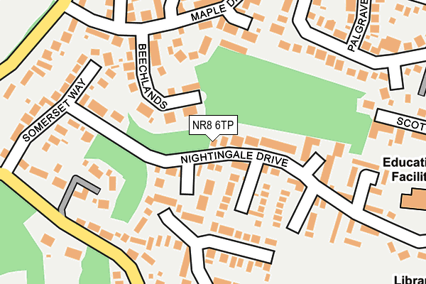 NR8 6TP map - OS OpenMap – Local (Ordnance Survey)