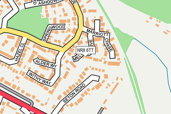 NR8 6TT map - OS OpenMap – Local (Ordnance Survey)