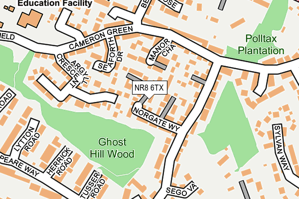 Map of NORWICH CLEANING SOLUTIONS LTD at local scale