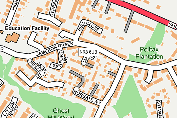 Map of MOTTS PROPERTY HOLDINGS LIMITED at local scale