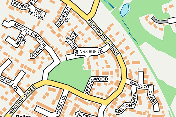 NR8 6UF map - OS OpenMap – Local (Ordnance Survey)