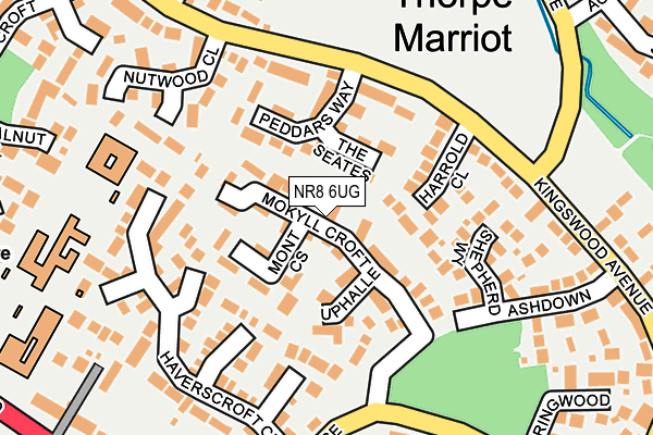 NR8 6UG map - OS OpenMap – Local (Ordnance Survey)