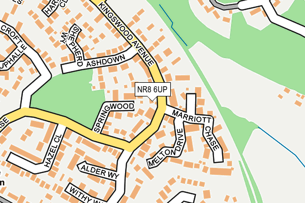 NR8 6UP map - OS OpenMap – Local (Ordnance Survey)