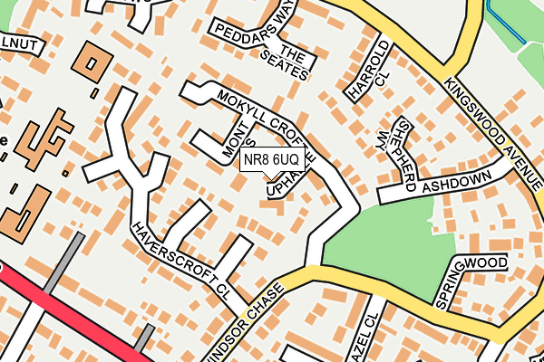 NR8 6UQ map - OS OpenMap – Local (Ordnance Survey)
