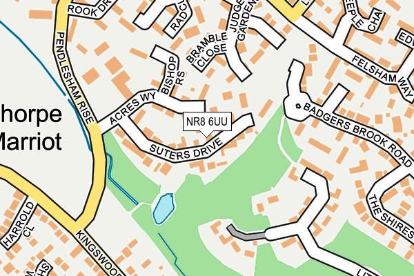 NR8 6UU map - OS OpenMap – Local (Ordnance Survey)