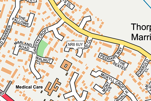 NR8 6UY map - OS OpenMap – Local (Ordnance Survey)