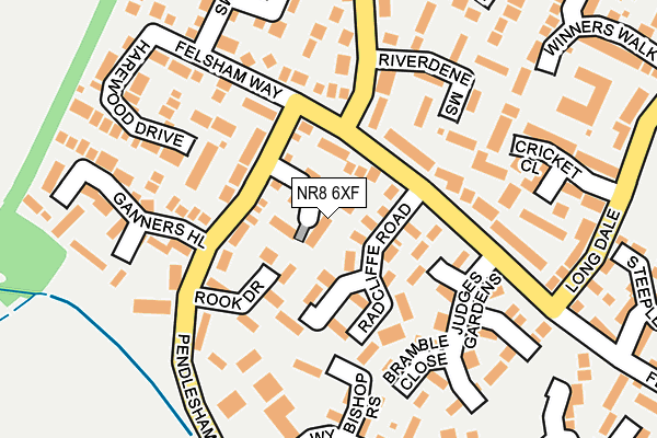 NR8 6XF map - OS OpenMap – Local (Ordnance Survey)