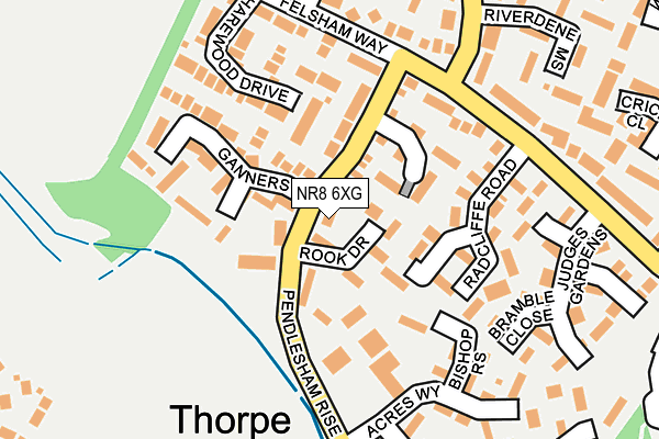 NR8 6XG map - OS OpenMap – Local (Ordnance Survey)