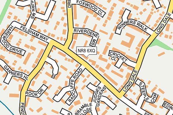 NR8 6XQ map - OS OpenMap – Local (Ordnance Survey)