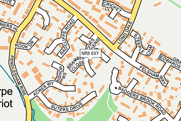 NR8 6XY map - OS OpenMap – Local (Ordnance Survey)