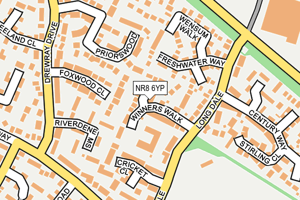 NR8 6YP map - OS OpenMap – Local (Ordnance Survey)