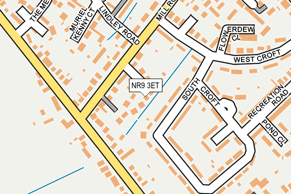 NR9 3ET map - OS OpenMap – Local (Ordnance Survey)