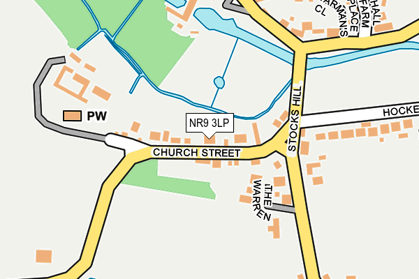NR9 3LP map - OS OpenMap – Local (Ordnance Survey)