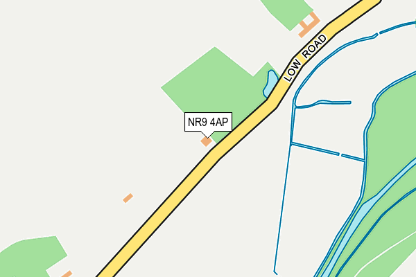 NR9 4AP map - OS OpenMap – Local (Ordnance Survey)