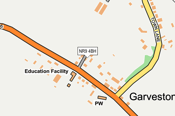 NR9 4BH map - OS OpenMap – Local (Ordnance Survey)