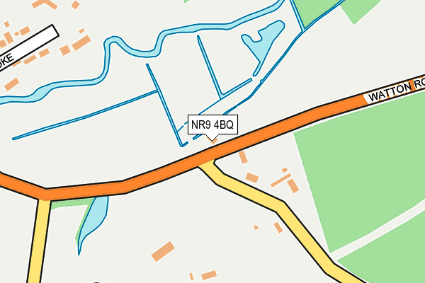 NR9 4BQ map - OS OpenMap – Local (Ordnance Survey)