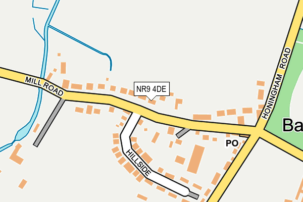 NR9 4DE map - OS OpenMap – Local (Ordnance Survey)