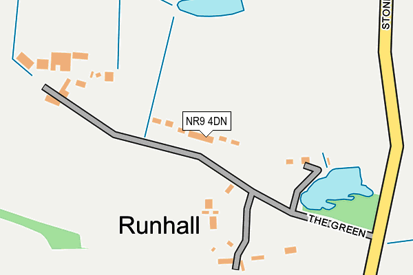 NR9 4DN map - OS OpenMap – Local (Ordnance Survey)