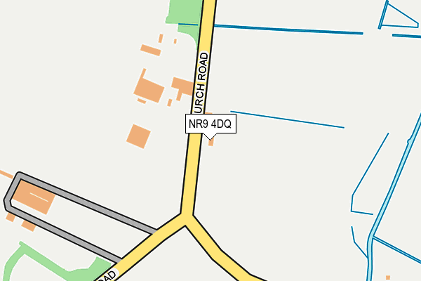 NR9 4DQ map - OS OpenMap – Local (Ordnance Survey)